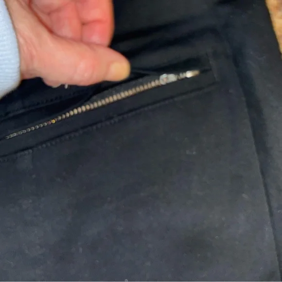 Loft Curvy Skinny Ankle Pants Size 8 In Black NWT - Picture 7 of 10